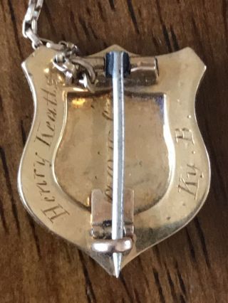 Circa 1870Phi Delta Theta Badge - 14k Gold Diamond Antique Fraternity Shield Pin 10