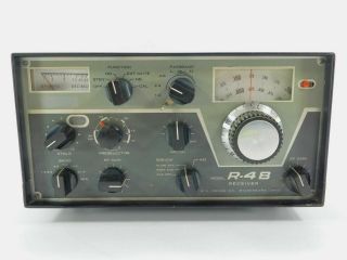 Drake R - 4B Vintage Tube Ham Radio Receiver or Restoration SN 14136B 2