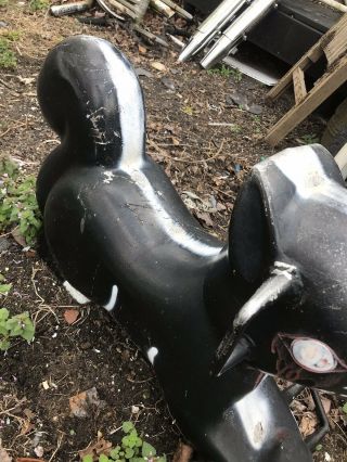 Vtg Gametime Saddle Mates Metal Swing Playground Skunk Animal Ride Garden 3