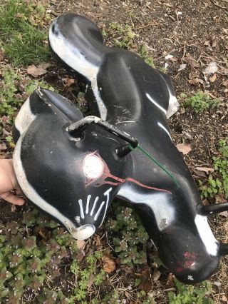 Vtg Gametime Saddle Mates Metal Swing Playground Skunk Animal Ride Garden 5