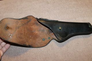 WW2 U.  S.  Army Leather.  45 Caliber Pistol Holster,  Boyt 44 ' dated 3