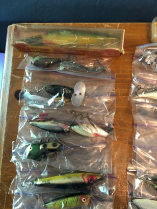 Vintage Umco Tackle Box Loaded With Fishing Lures 12