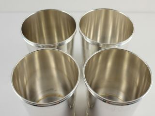 Manchester 3759 Sterling Silver Julep Cups - 3 3/4 