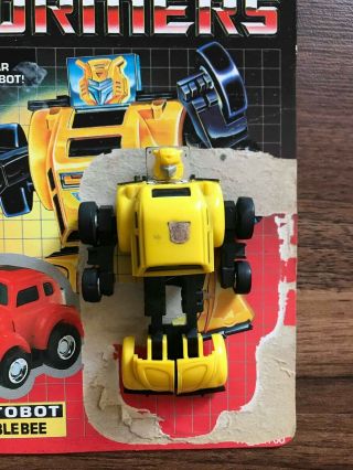 Vintage Mexico Transformers Mini IGA Autobot Bumblebee Rare Variant Scarce 4