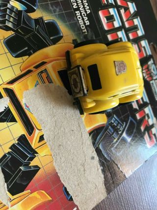 Vintage Mexico Transformers Mini IGA Autobot Bumblebee Rare Variant Scarce 5