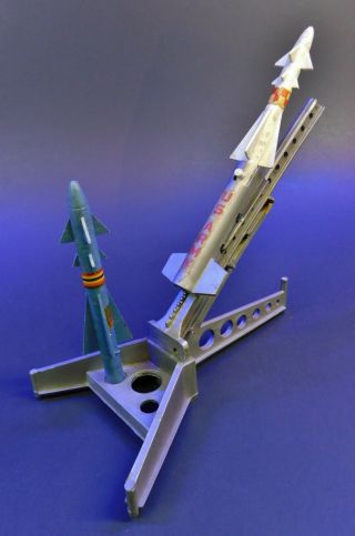 Vintage Marx Cape Canaveral Nike Missile Launcher