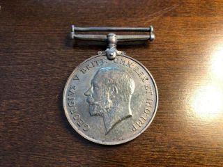 Fine Wwi British War Silver Medal Georgivs V Britt Omn:rex Et Ind:imp:1914 - 1918