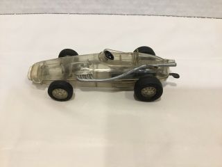 Vintage Schuco Wind Up Race Car,  Clear,  1005,  No Key