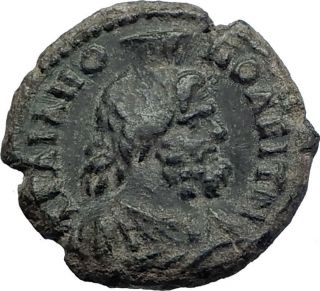 Caracalla 216ad Trajanopolis In Thrace Rare Ancient Roman Coin Serapis I74149