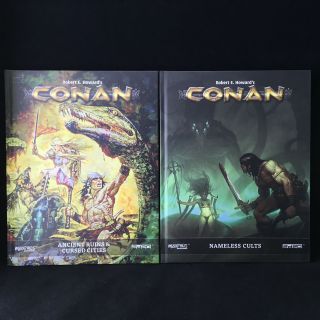Conan Rpg Set: Ancient Ruins And Cursed Cities,  Nameless Cults - Modiphius E.
