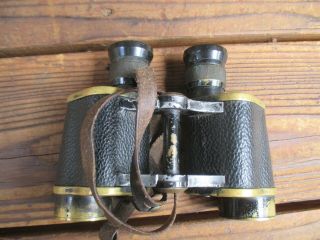 Ww2 British Kershaw Binoculars W/strap,  1937