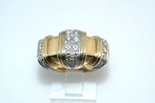 Fabulous 14k Yellow Gold Diamond Ring.  50 Tcw