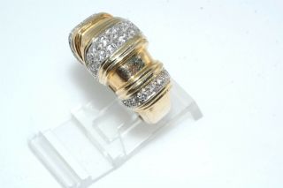 Fabulous 14k Yellow Gold Diamond Ring.  50 tcw 2