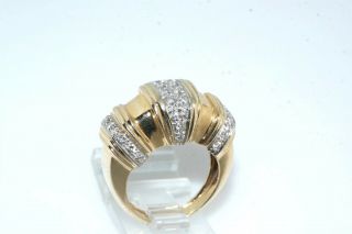 Fabulous 14k Yellow Gold Diamond Ring.  50 tcw 3