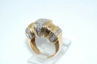 Fabulous 14k Yellow Gold Diamond Ring.  50 tcw 4