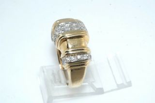 Fabulous 14k Yellow Gold Diamond Ring.  50 tcw 5