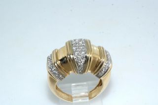 Fabulous 14k Yellow Gold Diamond Ring.  50 tcw 6
