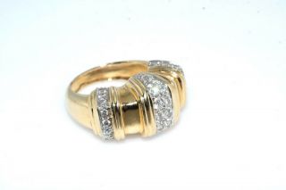 Fabulous 14k Yellow Gold Diamond Ring.  50 tcw 8