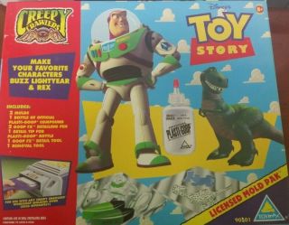 TOYMAX Creepy Crawlers TOY STORY Molds BUZZ,  REX,  WOODY,  HAMM,  SOLDIERS NIB 5