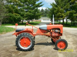 Allis Chalmers B Antique Tractor farmall oliver deere a b g h d wd 45 4