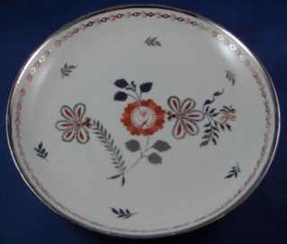 Antique English Porcelain Bowl Plate Factory Xyz Porzellan Teller England