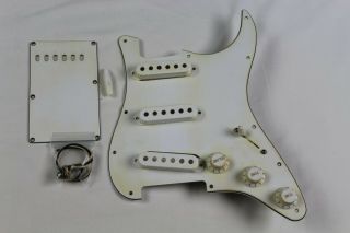 Mjt Official Vintage Style 3 Ply White Pick Guard Set Aged By Mark Jenny Wired