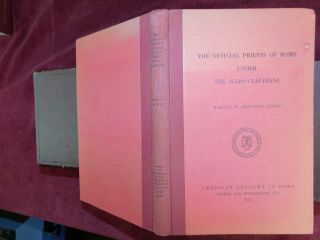 Official Priests Of Rome,  Julio - Claudians By Martha Lewis/roman/rare 1955 $100