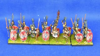28mm Ancient Republican Roman Hastati.  Painted And Based.