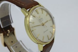 VINTAGE 1960 ' s Omega Seamaster Turler Automatic Mens Dress Watch 165.  002 c.  552 4