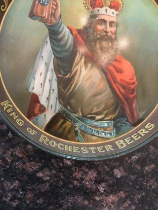 Rare Vintage Monroe Brewing Co Beer Tray Rochester,  NY Great Graphics NR 3