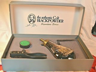 Colt Signature Series Black Powder Muzzleloader Flask Mold Tin Wrench Box Set
