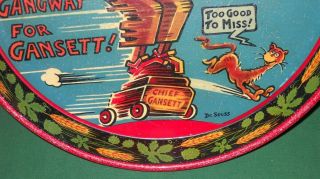 Vintage 1940 ' s Dr Seuss Narragansett Lager & Ale Beer Tray Gangway Chief Gansett 6