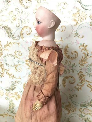 Serene Antique French Fashion Lady Doll Mohair Wig Francois Gaultier FG 10