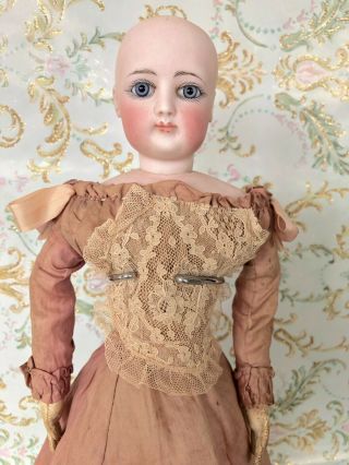 Serene Antique French Fashion Lady Doll Mohair Wig Francois Gaultier FG 12