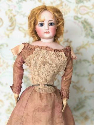 Serene Antique French Fashion Lady Doll Mohair Wig Francois Gaultier Fg
