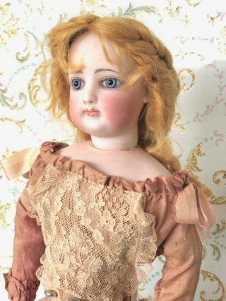 Serene Antique French Fashion Lady Doll Mohair Wig Francois Gaultier FG 2