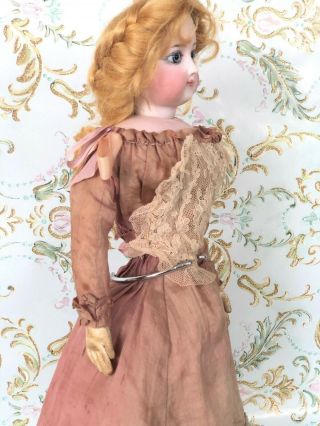 Serene Antique French Fashion Lady Doll Mohair Wig Francois Gaultier FG 3