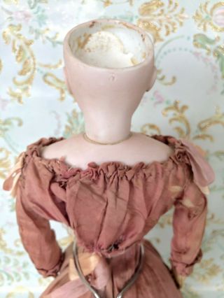 Serene Antique French Fashion Lady Doll Mohair Wig Francois Gaultier FG 6