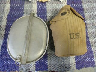 World War One U.  S.  Mess Kit And Canteen