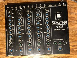 Vintage 1984 Simmons Sds - 8 Electronic Drum System Brain Sds8 Sds 8