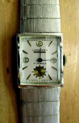 Very Unusual RARE Vintage Men ' s LONGINES 17 jewel swiss made watch 2