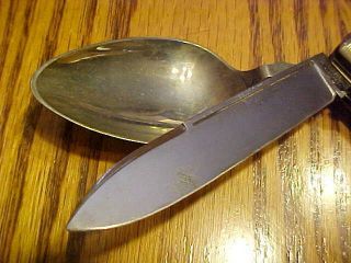 Awesome Rare Vintage A.  W.  WADSWORTH & SON 3 Part Hobo Knife w/ Orig.  Case 6