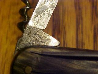 Awesome Rare Vintage A.  W.  WADSWORTH & SON 3 Part Hobo Knife w/ Orig.  Case 7