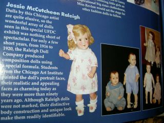 Darling,  RARE PAIR Jessie McCutcheon Raleigh child dolls,  c1916,  Exhibit models 11