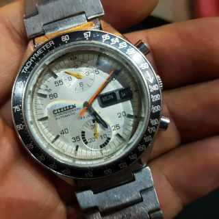 Vintage Citizen Diver automatic chronograph men ' s watch Stunning 3