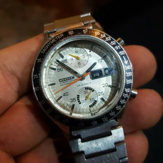 Vintage Citizen Diver automatic chronograph men ' s watch Stunning 6