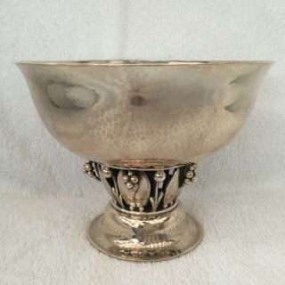 Georg Jensen Sterling Silver Compote Bowl 197b.  Exquisite