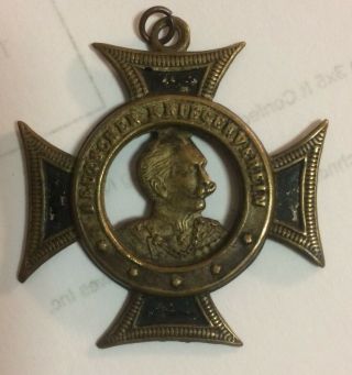 Germany Wwi Imperial German 1914 Medal Pin Ww1 Wilhelm Ii (kaiser)
