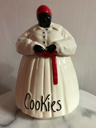 Vintage Mccoy Pottery Aunt Jemima “mammy” Cookie Jar Black Americana