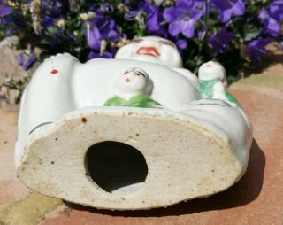 Antique Chinese Porcelain Happy Laughing Buddha Famille Rose Enamels 6